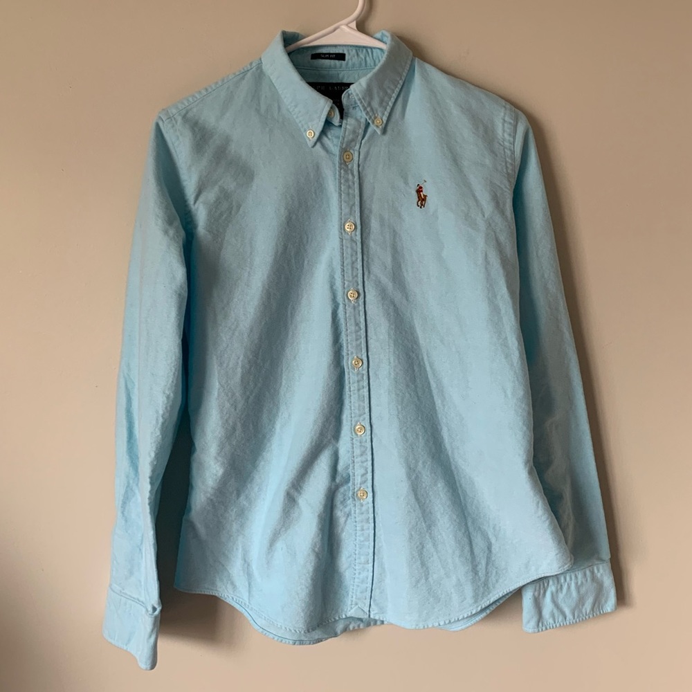 Ralph Lauren button up long sleeve slim fit shirt